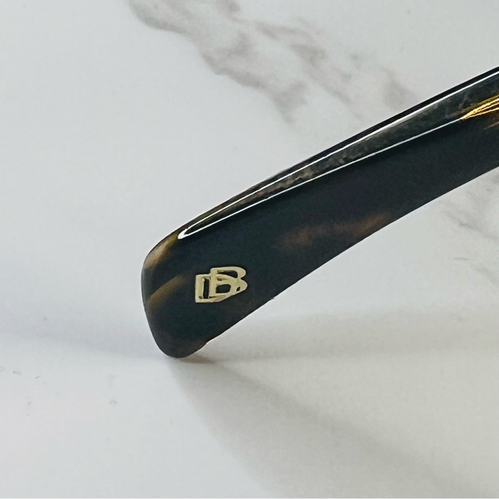 DAVID BECKHAM DB 1006/S Tortoiseshell Sunglasses Green Lenses Made in Italy NWOT - Picture 10 of 10